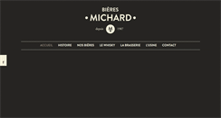 Desktop Screenshot of bieres-michard.com