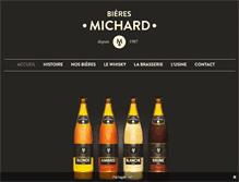 Tablet Screenshot of bieres-michard.com